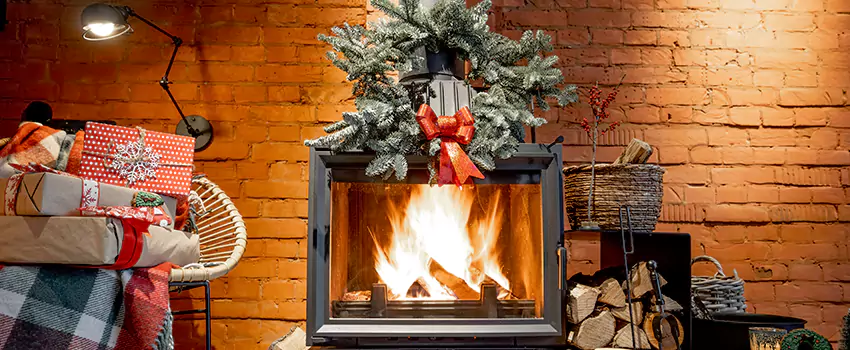Travis Industries Linear Gas Fireplace Installation in Country Club Hills, Illinois